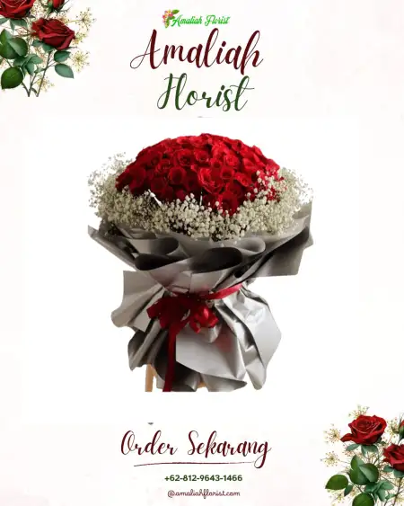 Buket Bunga Suka Cinta