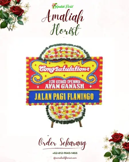Sewa Papan Bunga Suka Cinta
